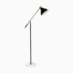 Mid-Century Modern Italian Brass Metal Floor Lamp by Stilux, 1950s-GDD-1331203