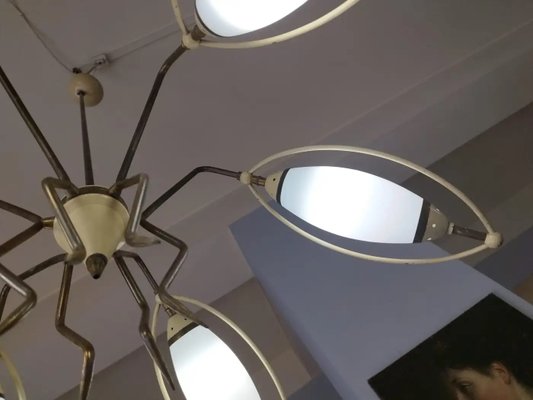 Mid-Century Modern Italian Chandelier from Stilnovo, 1950s-NMK-2032377