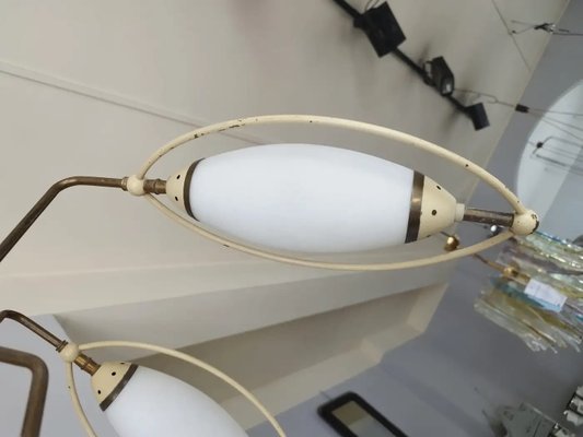 Mid-Century Modern Italian Chandelier from Stilnovo, 1950s-NMK-2032377