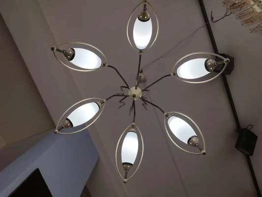 Mid-Century Modern Italian Chandelier from Stilnovo, 1950s-NMK-2032377