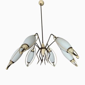 Mid-Century Modern Italian Chandelier from Stilnovo, 1950s-NMK-2032377