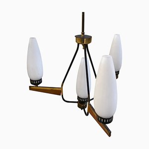 Mid-Century Modern Italian Chandelier from Stilnovo, 1960s-NMK-1424936