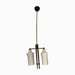 Mid-Century Modern Italian Chandelier in the Style of Stilnovo, 1960s-HQI-1284771