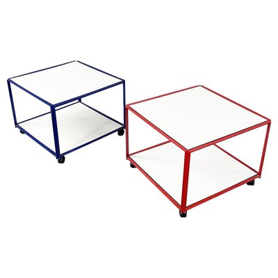 Mid-Century Modern ​​Italian Coffee Tables by Alias, 1980s, Set of 2-GDD-1097041