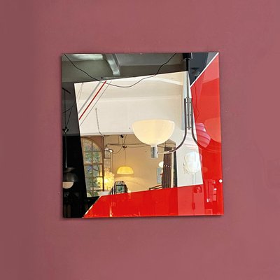 Mid-Century Modern Italian Decorative Mirror by Eugenio Carmi for Acerbis, 1980s-GDD-1097152