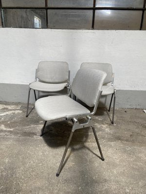 Mid-Century Modern Italian DSC106 Chairs by Giancarlo Piretti for Anonima Castelli, 1960s, Set of 4-DHH-1356588