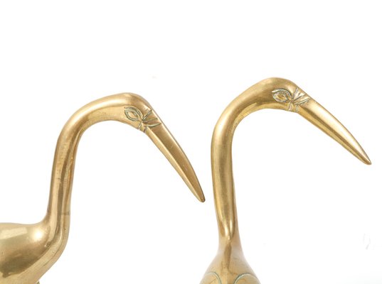 Mid-Century Modern Italian Flamingo Sculptures, 1970s, Set of 2-MY-1820986