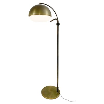 Mid-Century Modern Italian Globe Floor Lamp in Metal and Plastic, 1970s-FGA-1329749