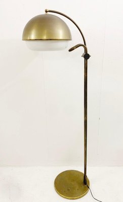 Mid-Century Modern Italian Globe Floor Lamp in Metal and Plastic, 1970s-FGA-1329749