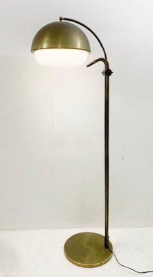 Mid-Century Modern Italian Globe Floor Lamp in Metal and Plastic, 1970s-FGA-1329749