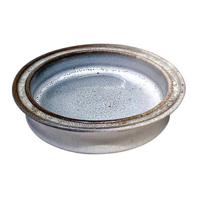 Mid-Century Modern Italian Gray Glazed Ceramic Ashtray by Bucci, 1960s-GDD-1097257