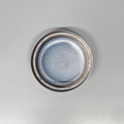 Mid-Century Modern Italian Gray Glazed Ceramic Ashtray by Bucci, 1960s-GDD-1097257