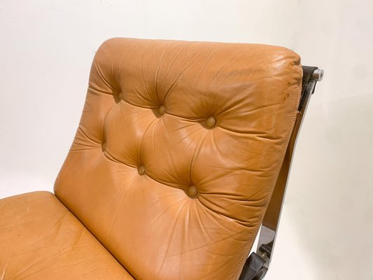 Mid-Century Modern Italian Leather Armchairs from MIM Roma, 1960s, Set of 2-FGA-1421050