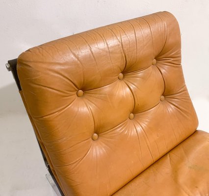 Mid-Century Modern Italian Leather Armchairs from MIM Roma, 1960s, Set of 2-FGA-1421050