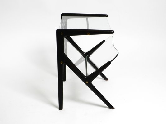 Mid-Century Modern Italian Magazine Rack and Side Table by Cesare Lacca for Cassina, 1960s-RR-2042112