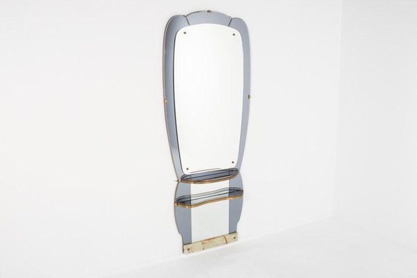 Mid-Century Modern Italian Mirror from Crystal Art, 1960s-KMC-1389080