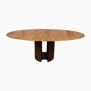 Mid-Century Modern Italian Oval Table in the style of G. Offredi for Saporiti, 1970s-DHH-1797980