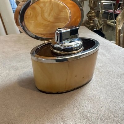 Mid-Century Modern Italian Oval Table Lighter, 1960-NMK-2036014