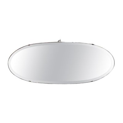 Mid-Century Modern Italian Oval Wall Mirror, 1950s-GDD-1803440