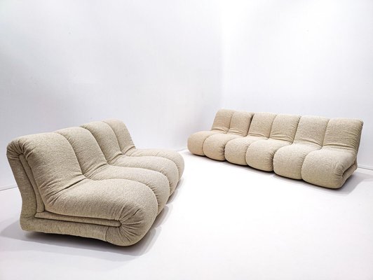 Mid-Century Modern Italian Pagru Modular Sofa by Claudio Vagnoni, 1960s, Set of 5-FGA-1216992