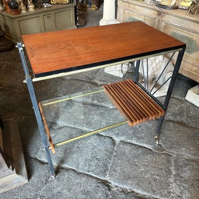 Mid-Century Modern Italian Rectangular Cart, 1960s-NMK-2016514