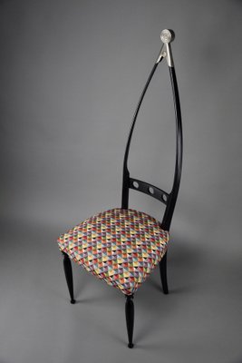 Mid-Century Modern Italian Side Chair attributed to Pozzi and Verga, 1950s-IEI-1719468