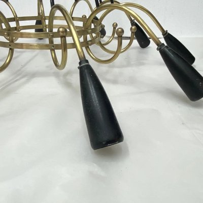 Mid-Century Modern Italian Sputnik Chandelier in Stilnovo Style, 1950s-NMK-1195865