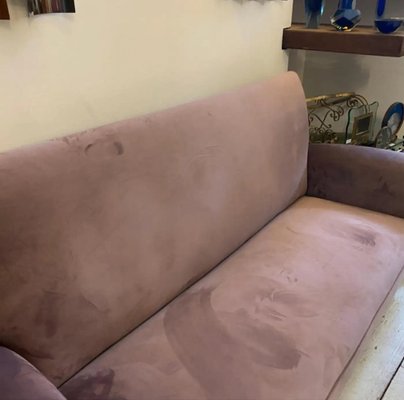 Mid-Century Modern Italian Wisteria Velvet Sofa by Gigi Radice, 1950s-NMK-1732208