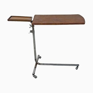 Mid-Century Modern Italian Wood and Metal Industrial Work Table, 1960s-GDD-1740089