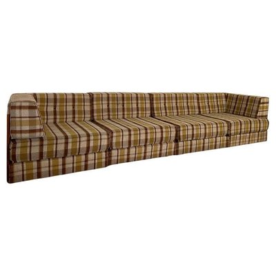 Mid-Century Modern Large Sofa in Wood and Orignal Upholstery, 1960s-FGA-2041580