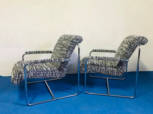 Mid-Century Modern Lounge Armchairs, Set of 2-JXK-1079897