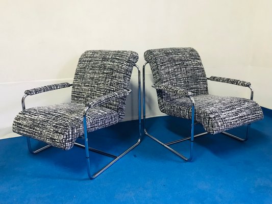 Mid-Century Modern Lounge Armchairs, Set of 2-JXK-1079897