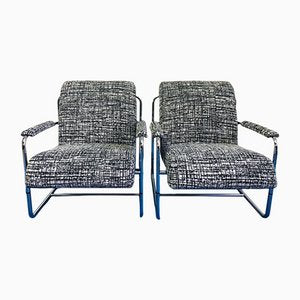 Mid-Century Modern Lounge Armchairs, Set of 2-JXK-1079897