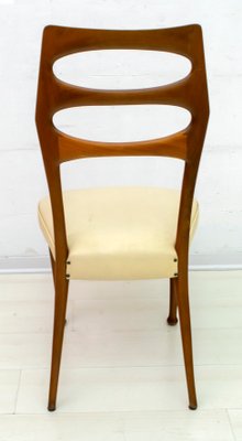 Mid-Century Modern Mahogany Dining Chairs by Vittorio Dassi, 1950s, Set of 6-FER-743041