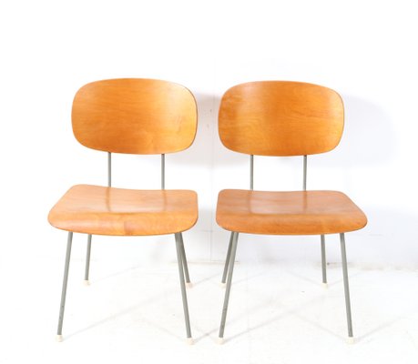 Mid-Century Modern Model 116 Side Chairs by Wim Rietveld for Gispen, 1950s, Set of 2-MY-1799111