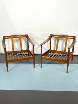 Mid-Century Modern Model 550 Armchairs by Walter Knoll, 1950s, Set of 2-OT-1215520