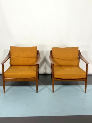 Mid-Century Modern Model 550 Armchairs by Walter Knoll, 1950s, Set of 2-OT-1215520