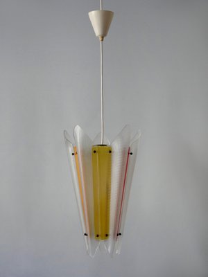 Mid-Century Modern Multi-Colored Pendant Lamp in Acrylic Glass, Germany, 1960s-WPT-1168263