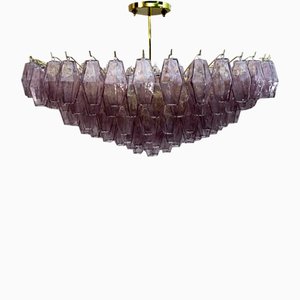 Mid-Century Modern Murano Glass Poliedri Chandelier by Carlo Scarpa for Venini, 1970s-FER-1396371