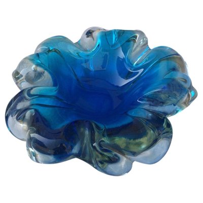 Mid-Century Modern Murano Sommerso Glass Ashtray by Seguso Murano, Italy, 1970-HQI-1310713