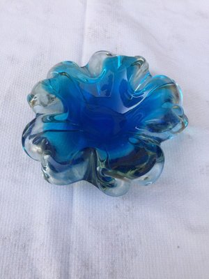 Mid-Century Modern Murano Sommerso Glass Ashtray by Seguso Murano, Italy, 1970-HQI-1310713