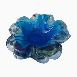 Mid-Century Modern Murano Sommerso Glass Ashtray by Seguso Murano, Italy, 1970-HQI-1310713