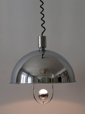 Mid-Century Modern Nickel-Plated Brass Pendant Lamp by Florian Schulz, 1970s-WPT-1010147