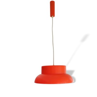 Mid-Century Modern Orange Hanging Lamp in Acrylic, 1960s-SCS-1229102