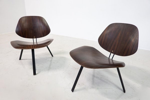 Mid-Century Modern P31 Chairs attributed to Osvaldo Borsani for Tecno, 1950s, Set of 2-FGA-1782274