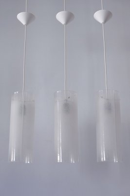 Mid-Century Modern Pendant Lamps attributed to Rupert Nikoll, Austria, 1970s, Set of 3-WPT-1815455