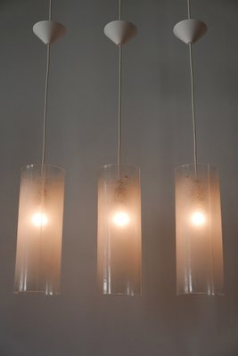 Mid-Century Modern Pendant Lamps attributed to Rupert Nikoll, Austria, 1970s, Set of 3-WPT-1815455