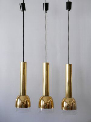 Mid-Century Modern Pendant Lamps from Glashütte Limburg, Germany, 1970s, Set of 3-WPT-1193498