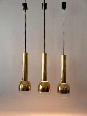 Mid-Century Modern Pendant Lamps from Glashütte Limburg, Germany, 1970s, Set of 3-WPT-1193498