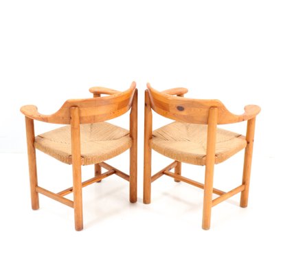 Mid-Century Modern Pine Armchairs by Rainer Daumiller, 1970s, Set of 4-MY-1320204